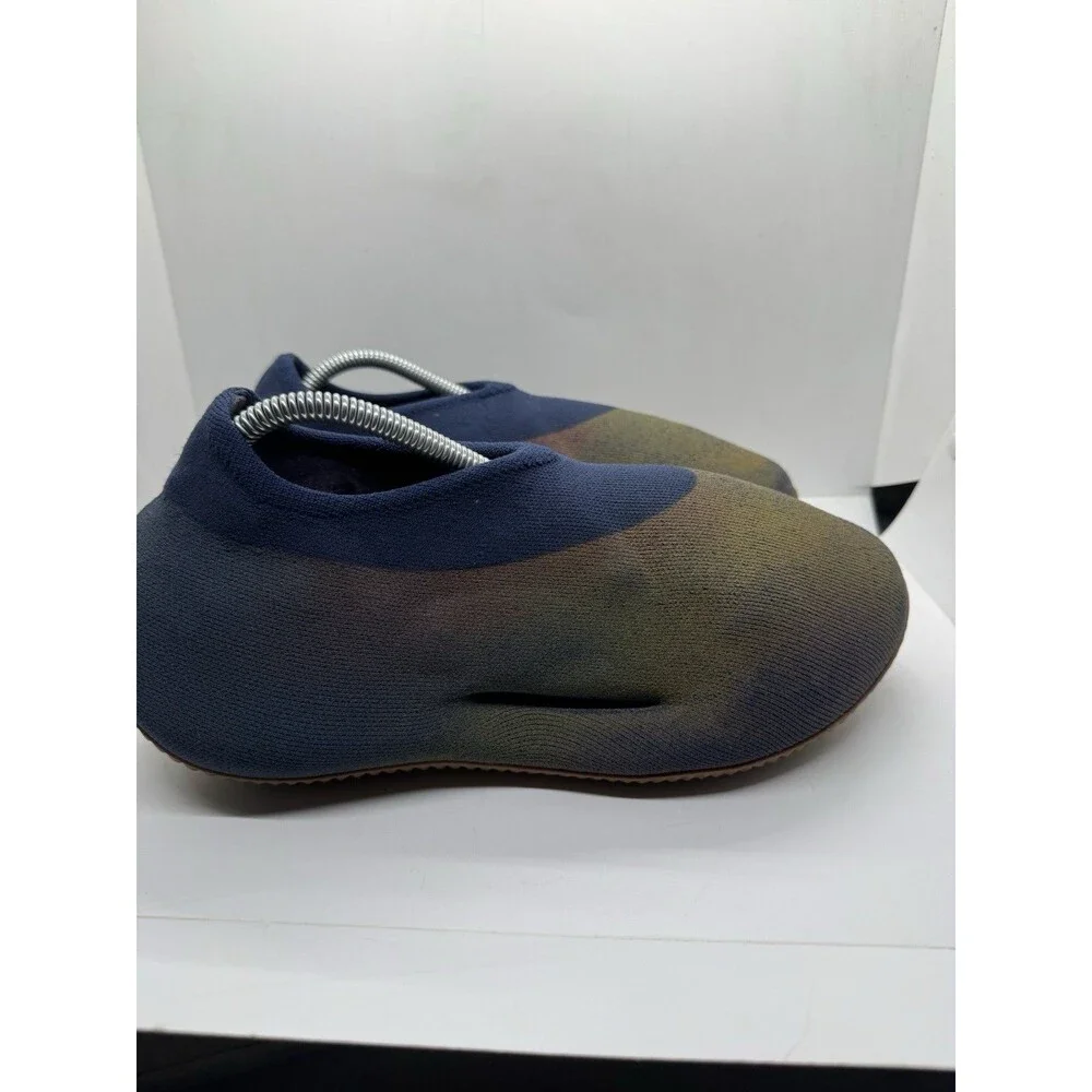 Adidas Yeezy Knit Runner Faded Indigo Mens 9 Blue Navy Shoes Slip on